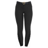 Calça feminina ajustada com grip completo Aria Equestro - Preto