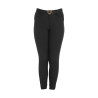 Calça ajustada infantil Amani Equestro - Preto