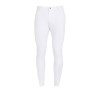 Calça ajustada com grip integral masculino Aria Equestro - Branco