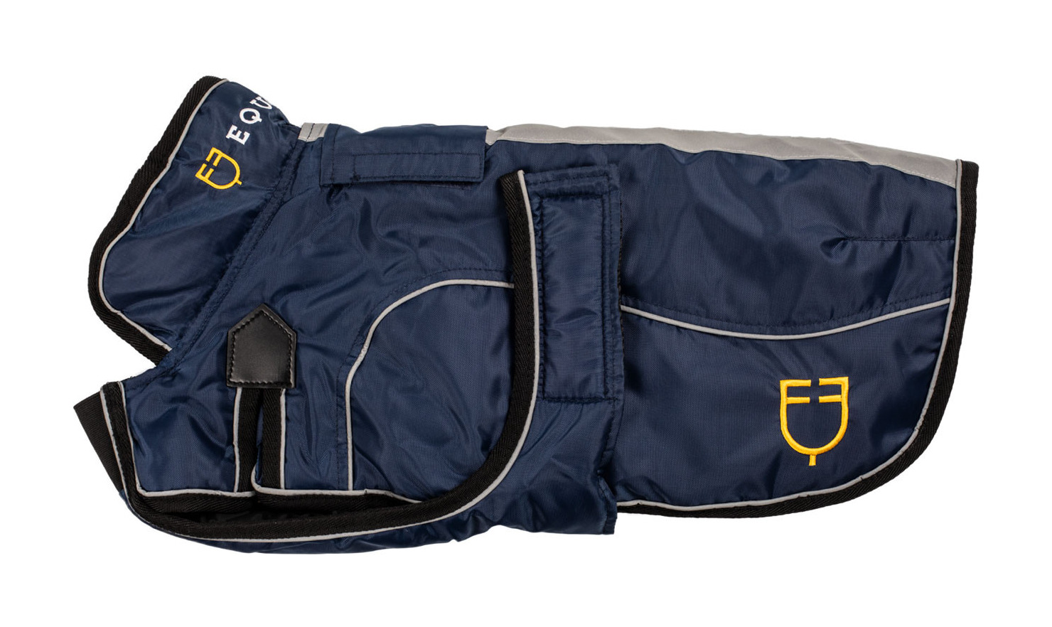 Casaco para cão com debrum refletor Ribe Equestro Marinho Azul-marinho