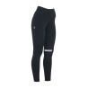 Legging justo em tecido técnico elástico feminino Kao Equestro - Preto / branco