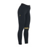 Legging justo em tecido técnico elástico feminino Kao Equestro - Preto / amarelo