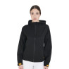 Impermeável técnico de 3 camadas feminino Equestro - Preto