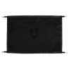 Porta de box com logotipo em silicone Equestro - Preto / preto