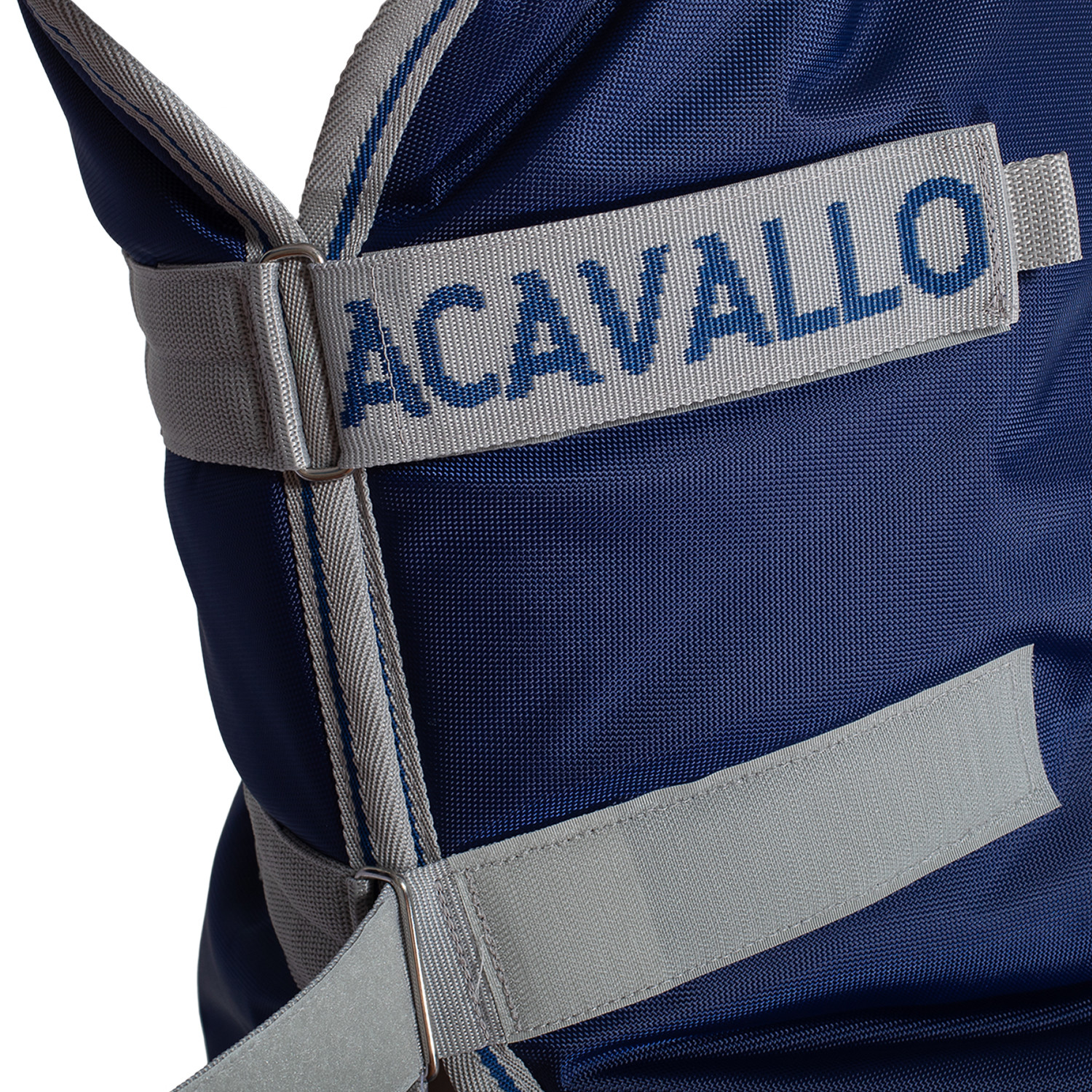 Cobre-pescoço turnout em poliéster 840D ripstop com enchimento de 250g Acavallo Marinho Azul-marinho