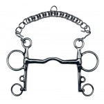 Freio Pelham Feeling reto com passagem de língua