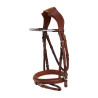 Bridão em couro de vitelo Cupido Acavallo - Conhaque