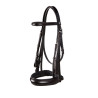 Bridão de adestramento em couro Dressage Equestro - Castanho escuro