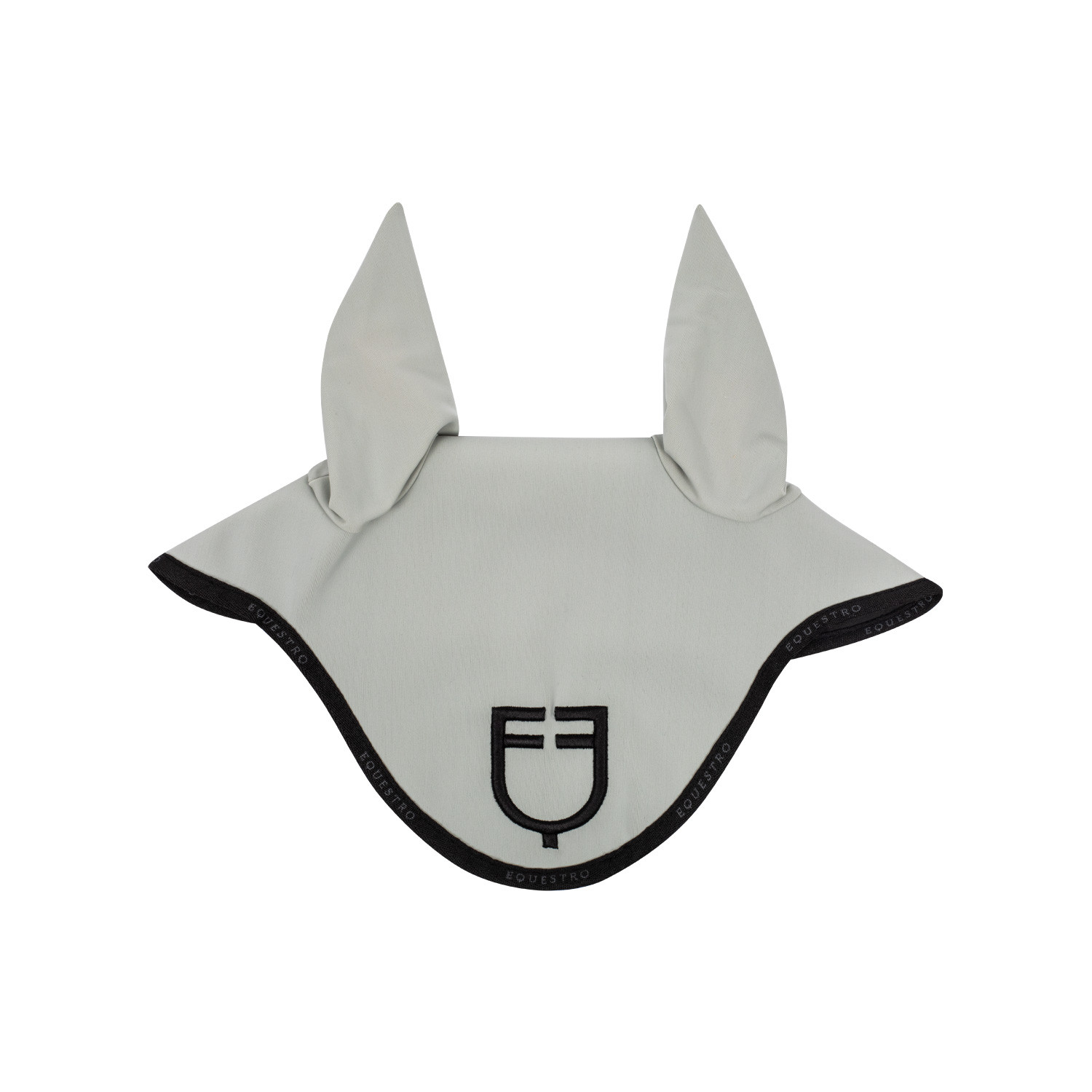 Touca antimoscas em tecido técnico com logotipo GP Equestro Verde claro / preto Touca antimoscas em tecido técnico com logotipo GP Equestro Verde claro / preto