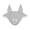 Touca antimoscas em tecido técnico com logotipo GP Equestro - Cinza claro / branco