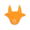 Touca antimoscas em tecido técnico com logotipo GP Equestro - Laranja / branco