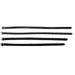 Correias de esporas Riding World em couro