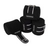 Bandas de polo para pony con logo bordado Diamond en juego de 4 Equestro - Preto
