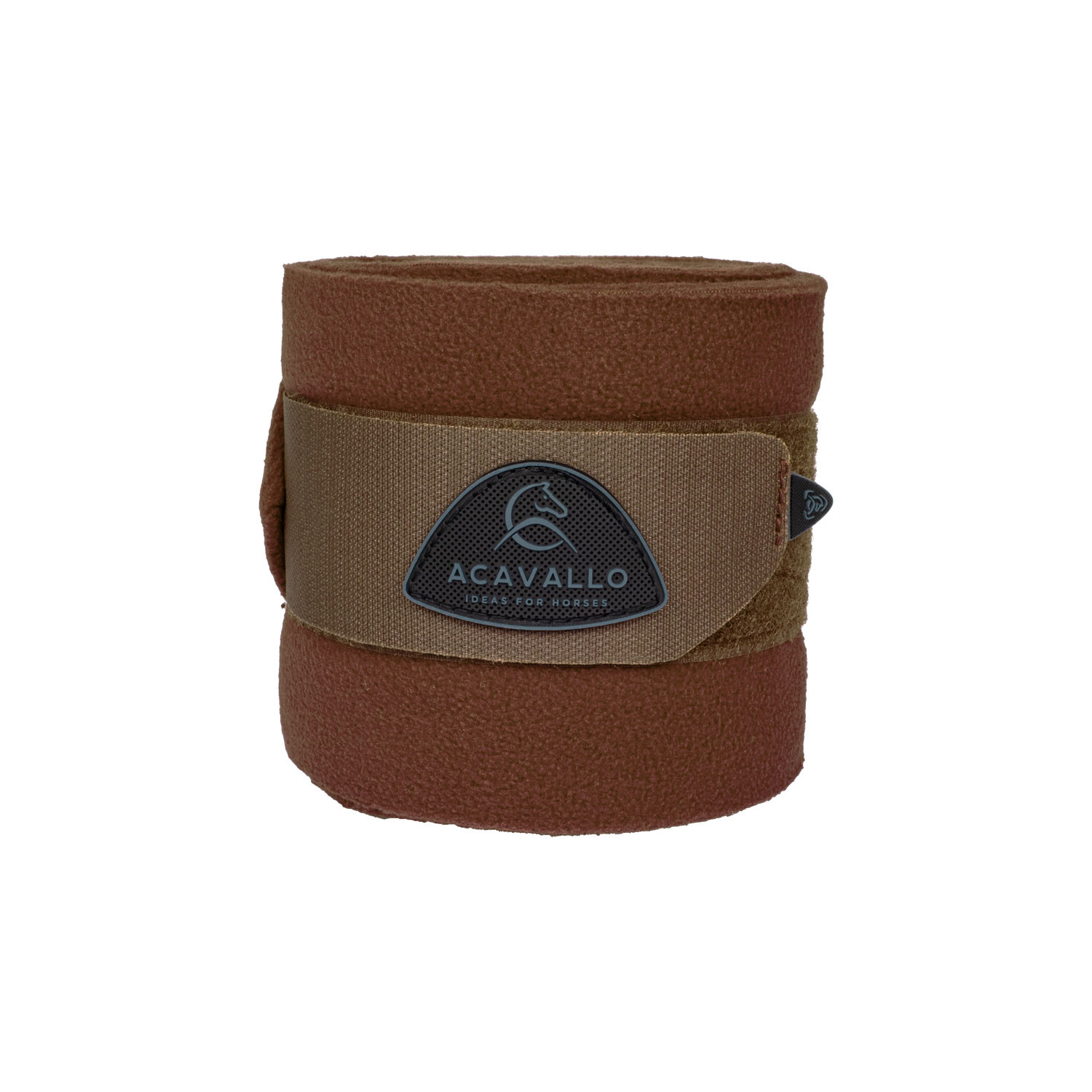 Bandas de exercício em lã polar com fecho de velcro Acavallo, conjunto de 2 Bordéus Bord&amp;amp;amp;amp;amp;ocirc;