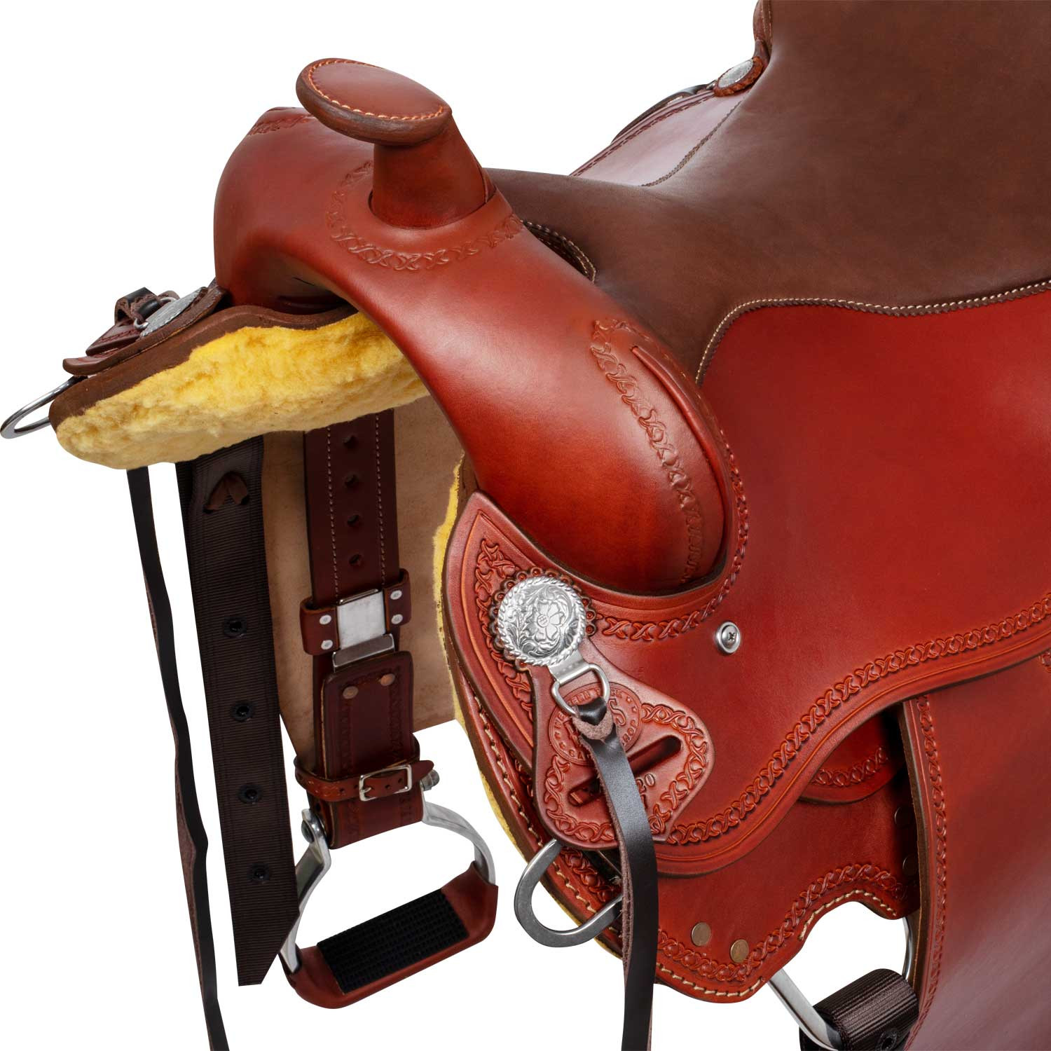 Sela western trail comante redondo full quarter 8020 Avelã Castanho