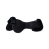 Amortecedor de espuma com memória de forma Acavallo Close Contact com lã de carneiro - Preto / preto