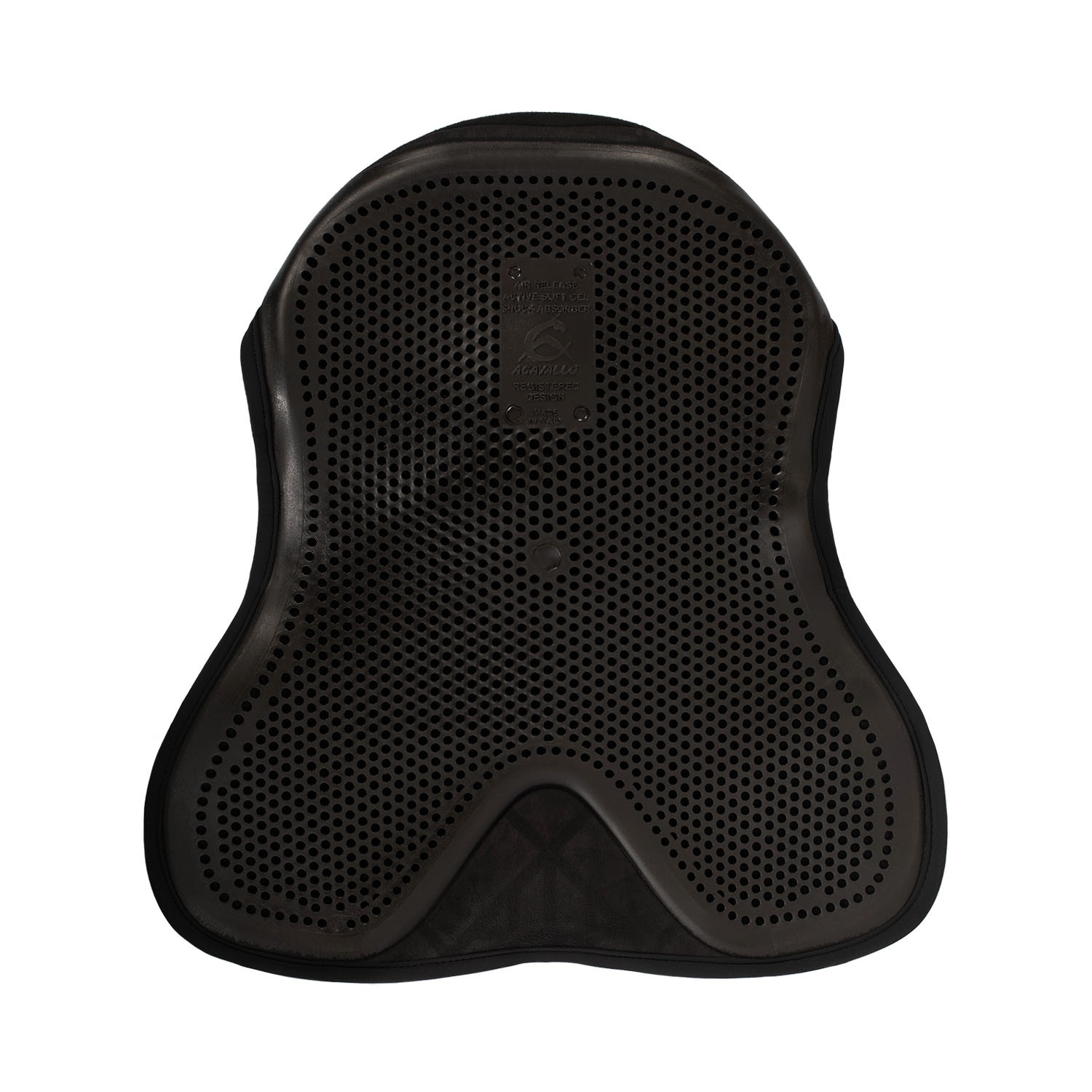Capa de selim amortecedora Acavallo Gel Out 10 mm - Dressage Preto Capa de selim amortecedora Acavallo Gel Out 10 mm - Dressage Preto