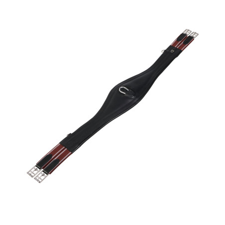 Cinta de obstáculo em couro com bandas elásticas Amelie Equestro