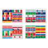 Conjunto de autocolantes para estribos Opera Acavallo - Bandeira 2