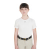 Camiseta técnica de treino infantil Equestro - Branco