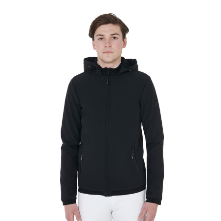 Casaco softshell ajustado masculino com forro polar interior Livigno Equestro