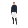 Casaco softshell ajustado com forro polar feminino Gardena Equestro - Marinho