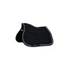 Almofada de sela para pônei White Trim Equestro - Preto / preto