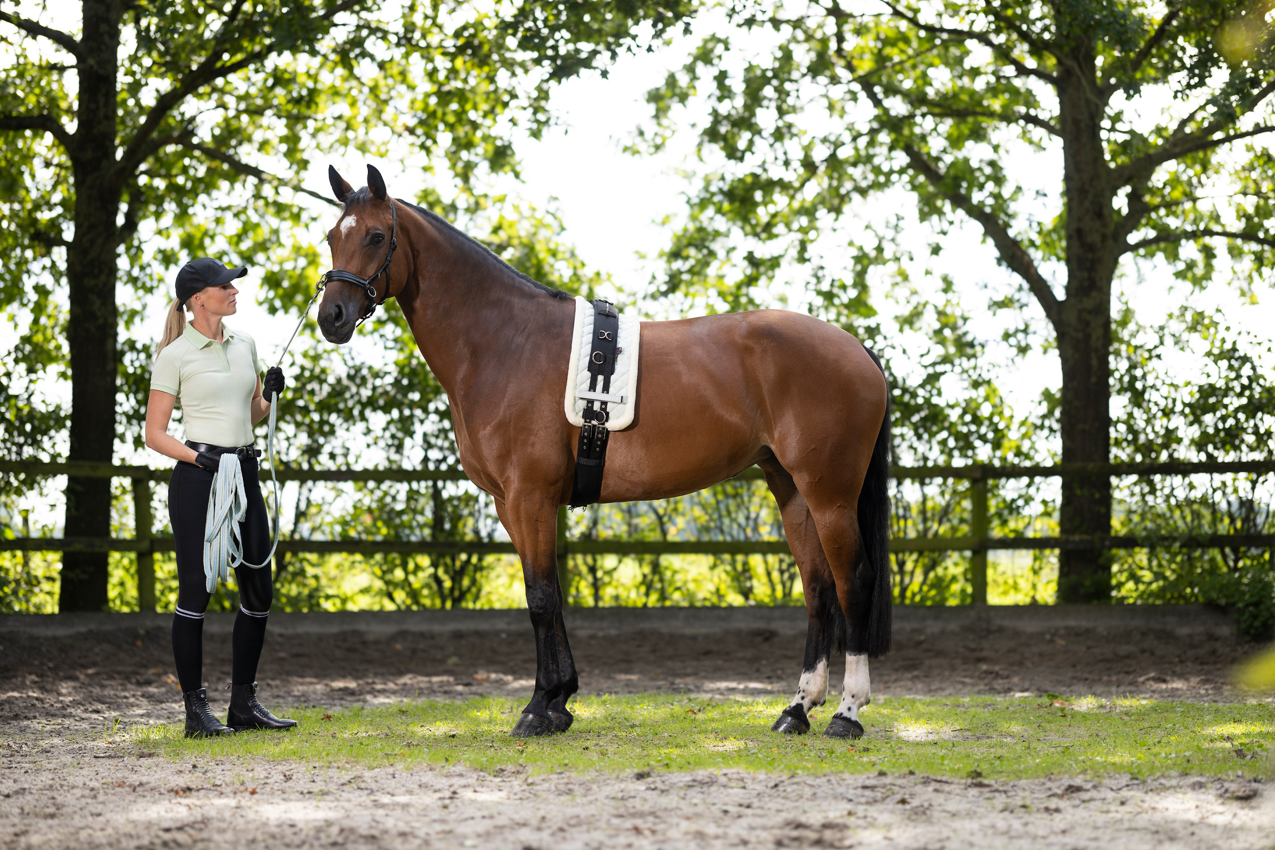 Longe de trabalho Catherine HKM Verde / azul