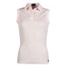 Polo feminino sem mangas Catherine HKM - Rosa claro