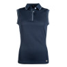 Polo feminino sem mangas Catherine HKM - Azul escuro