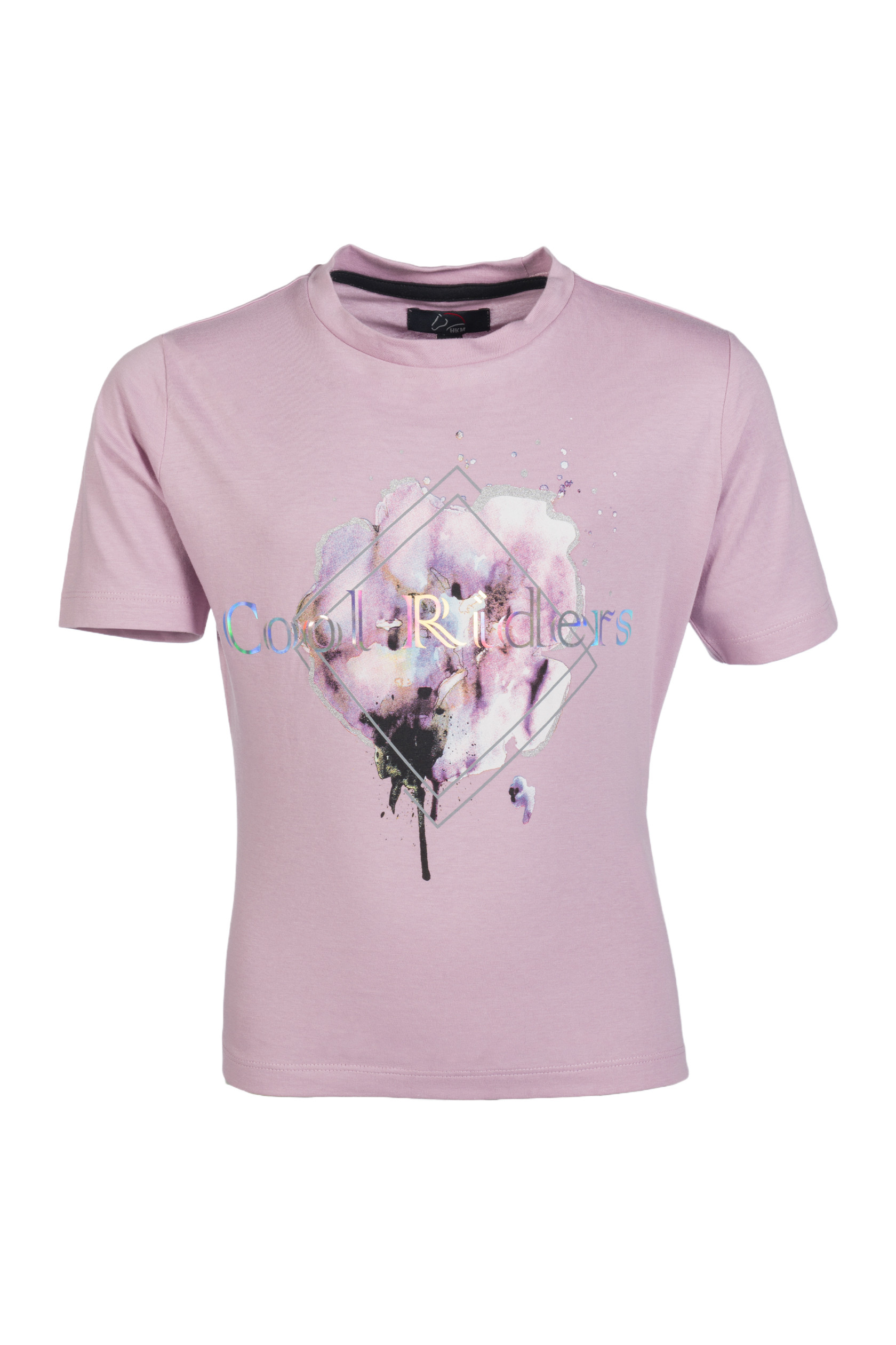 Camiseta infantil Hailey HKM Lilás claro Rosa