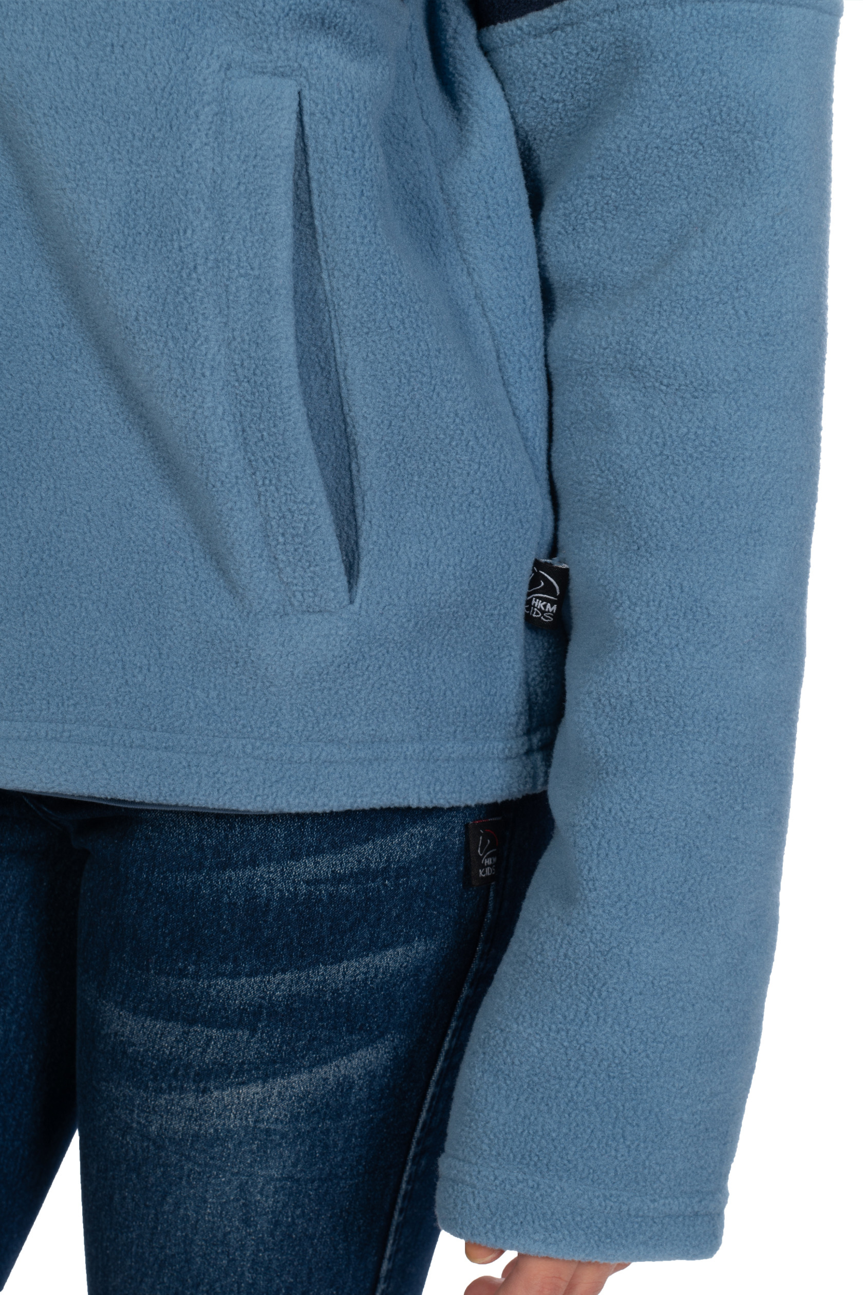 Casaco de lã polar infantil Aymee HKM Azul cinzento