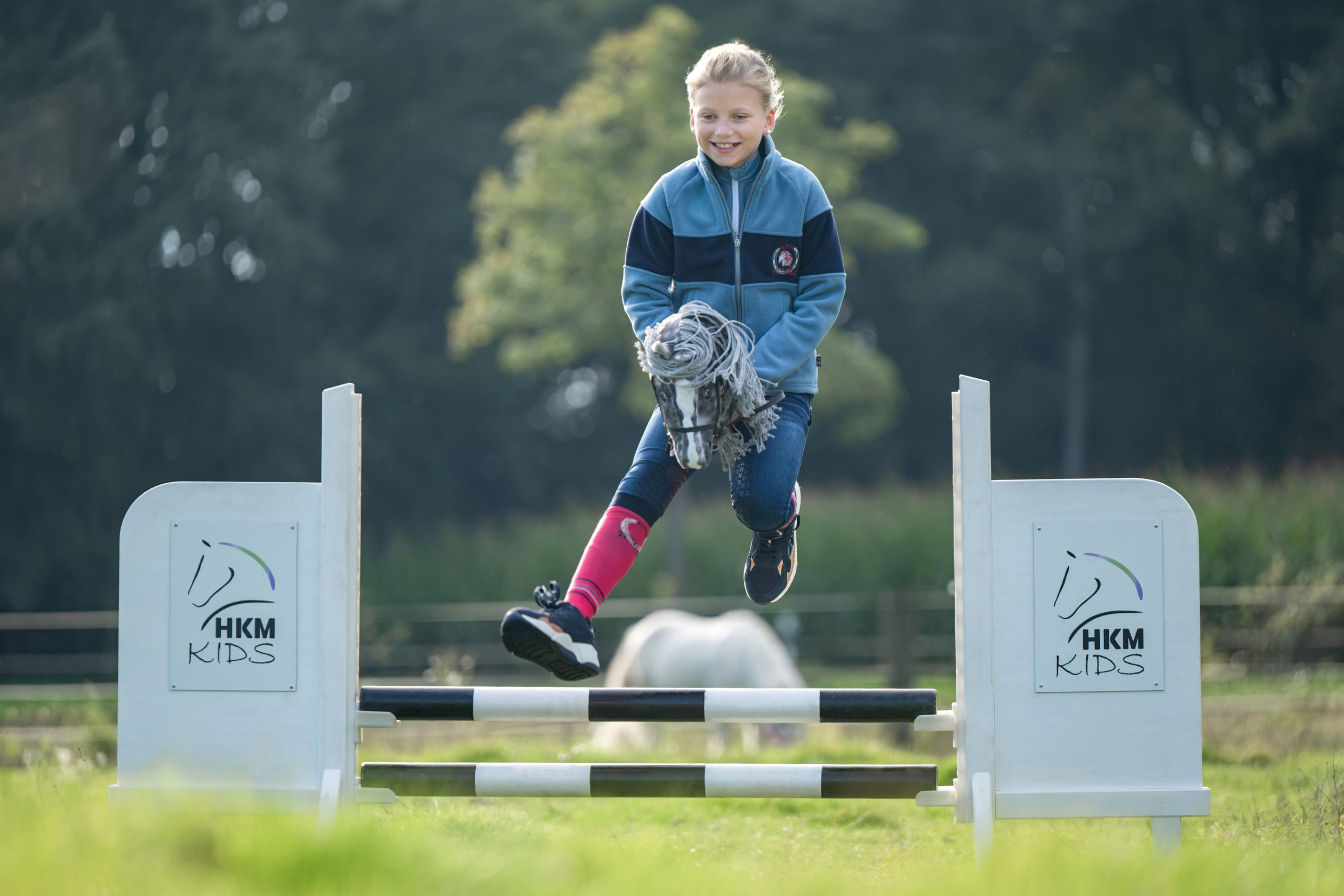 Casaco de lã polar infantil Aymee HKM Azul cinzento