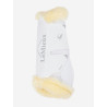 Guêtres de dressage mouton LeMieux Motionflex - Branco / natural