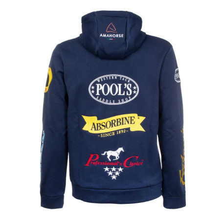 Casaco com Capuz Unissexo Multilogo Pool's