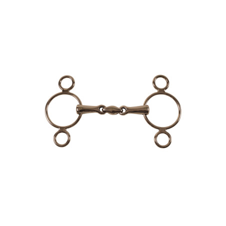 Mors de Aço Inoxidável com Dupla Articulação Umbria Equitazione