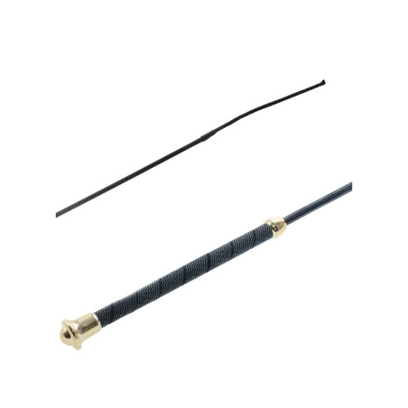 Chicote de Dressage com Cabo Grip Ouro/Prata Umbria Equitazione