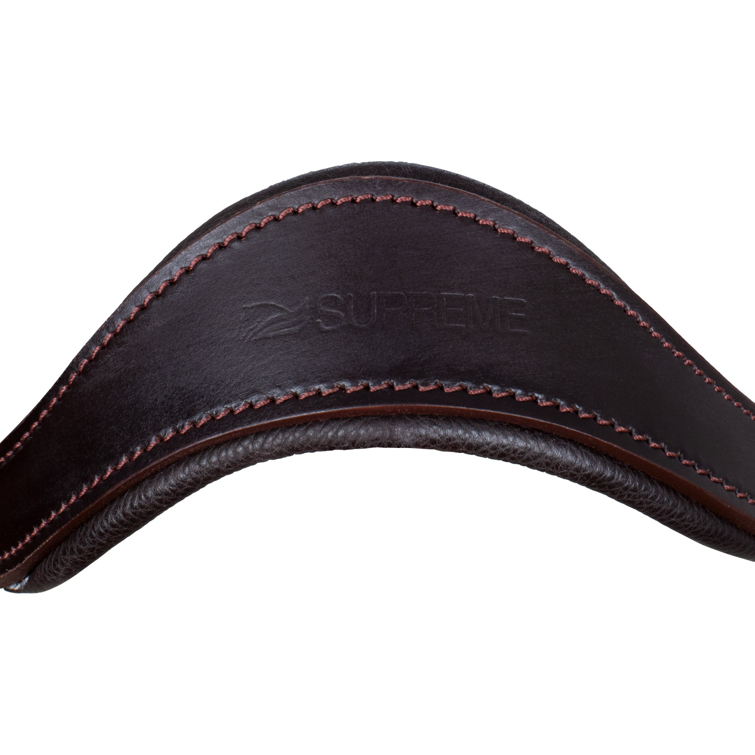 Caveção Ergonômica em Couro Supreme Castanho