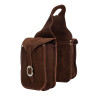Bolsa Dianteira em Camurça Lakota - Castanho