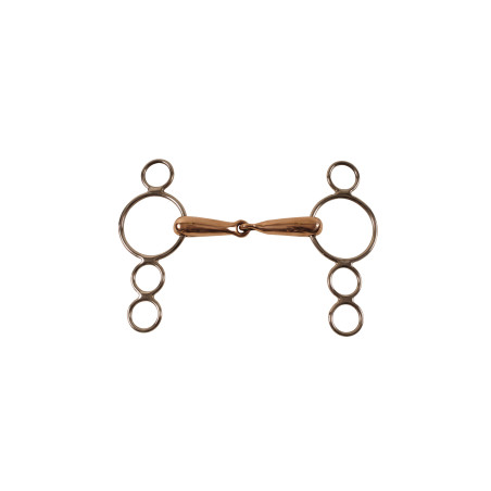 Mors Pessoa Vazio em Cobre 2 Anéis Umbria Equitazione