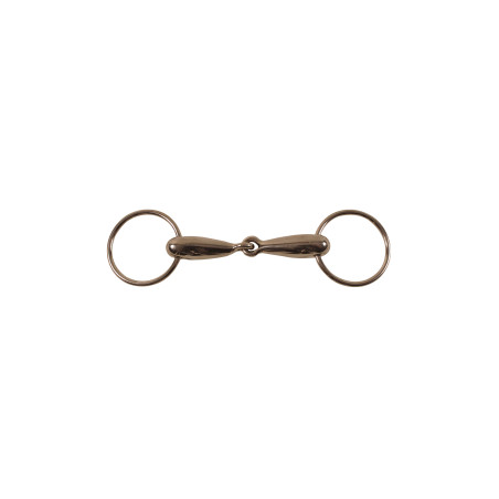 Mors com Anéis Vazado em Aço Inoxidável Umbria Equitazione