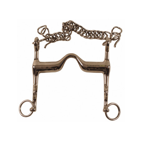 Mors Weymouth Boca Vazia com Hastes Fixas Umbria Equitação