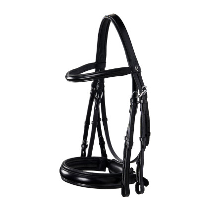 Bridão Evolution em Couro sem Rédeas Duplas Equestro