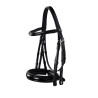 Bridão Evolution em Couro sem Rédeas Duplas Equestro - Preto