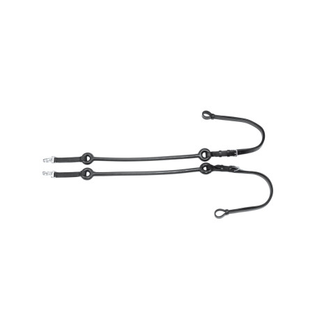 Rendas Elásticas de Couro com Tiras de Borracha Umbria Equitazione