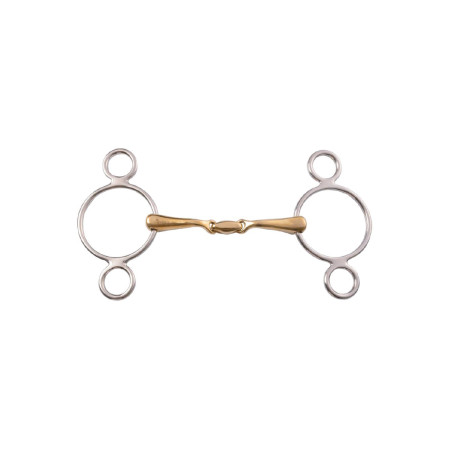 Mors Pessoa 3 Anéis com Dupla Articulação 16 mm Umbria Equitazione