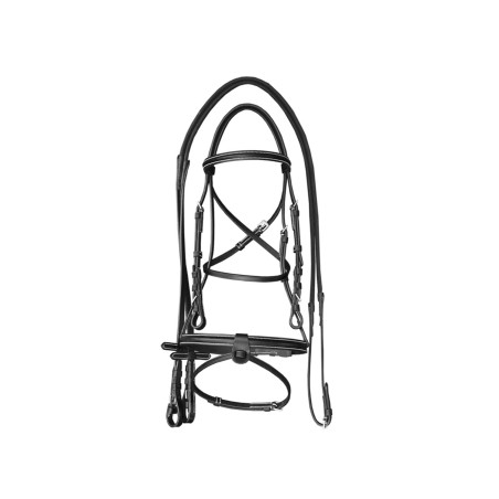 Bridão Supreme com Costura Contrastante e Rédeas Supreme