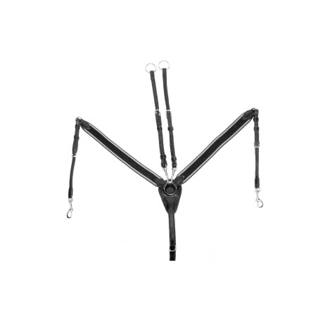 Peitoral de caça duplo em couro UKE Supreme