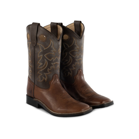 Botas Western Infantil Modelo Square Brown/Choco Pool's