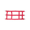 Porta de Box em Nylon Umbria Equitazione - Vermelho
